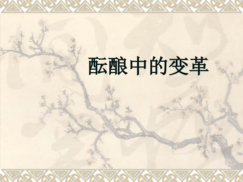 一酝酿中的变革.pptx_第1页