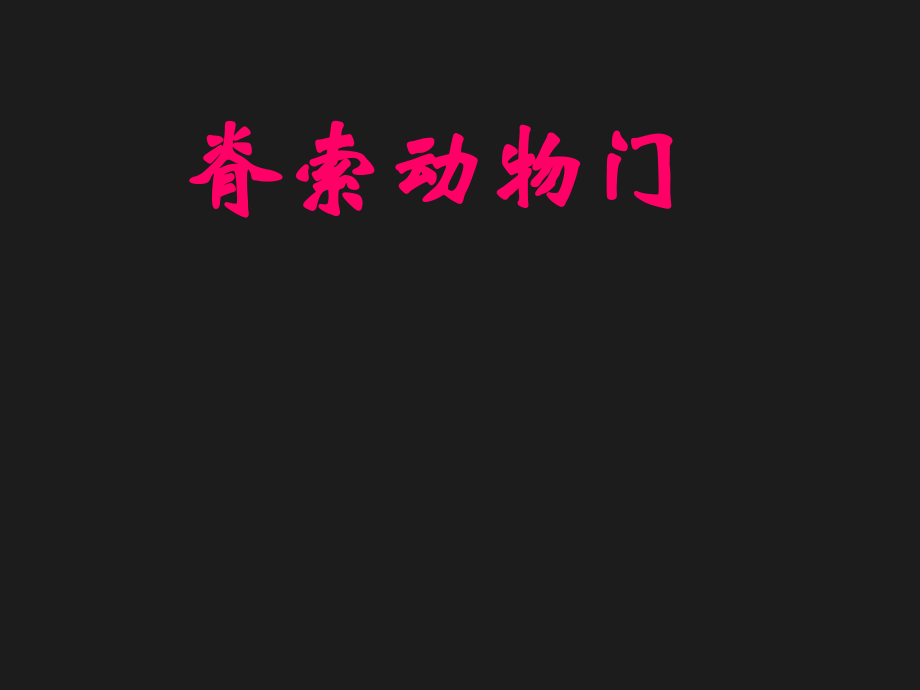 高中生物-奥赛-脊椎动物专题(正式)1课件.ppt_第1页
