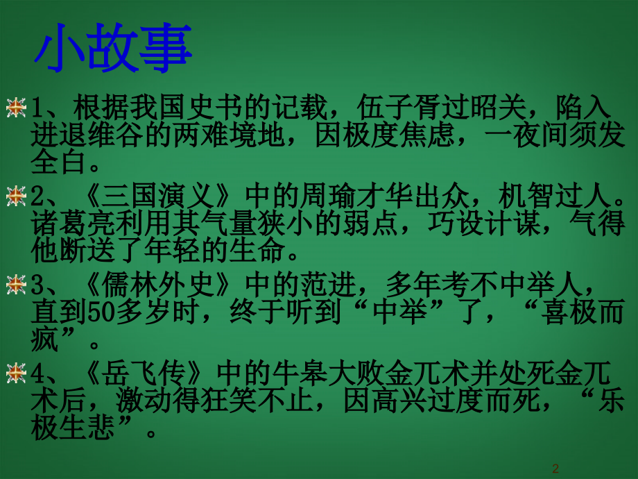 河南省洛阳市第二外国语学校七年级政治上册《丰富多彩的情绪》课件-新人教版.ppt_第2页