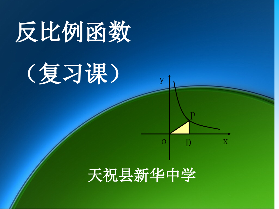 复习反比例函数课件(1).ppt_第1页