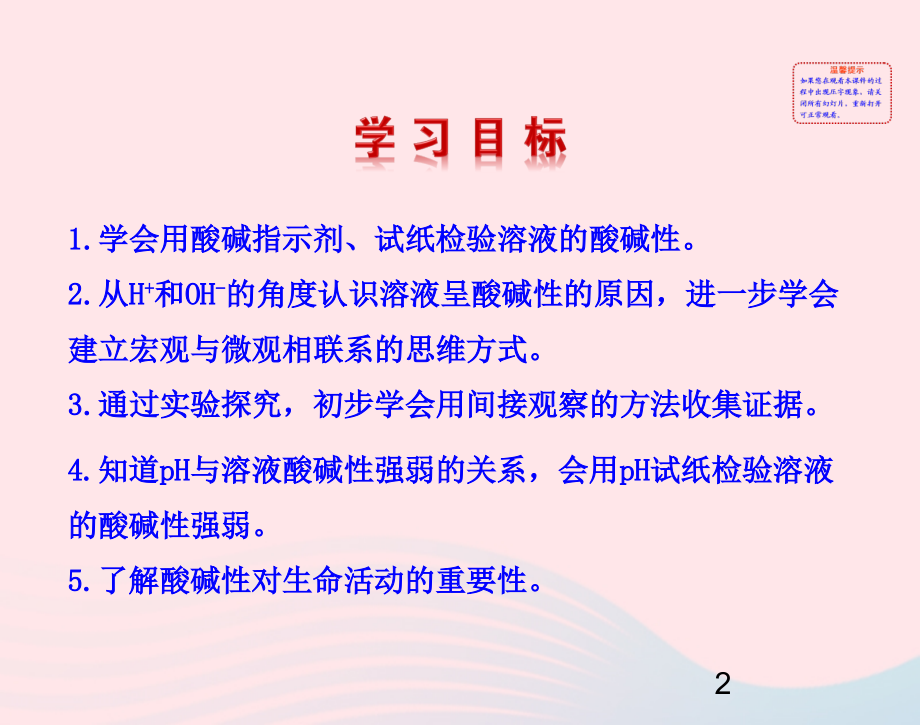 九年级化学下册 第七单元 第三节 溶液的酸碱性课件 鲁教版 课件.ppt_第2页