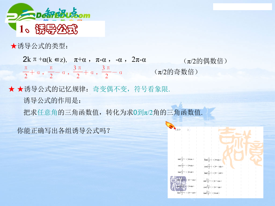 高中数学 三角函数复习(2) 课件苏教版必修4 课件.ppt_第2页