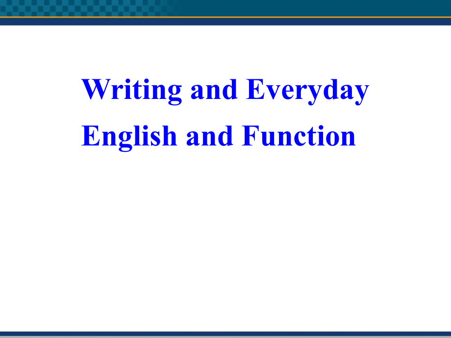 高中英语 unit1---writing定稿课件 外研版必修1 课件.ppt_第1页