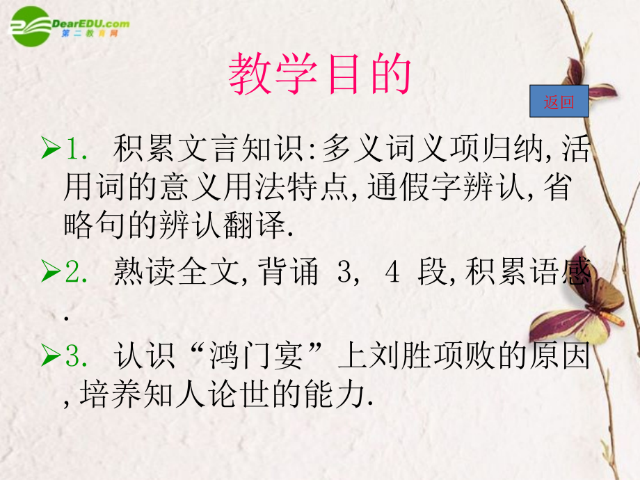 高中语文 第四专题(鸿门宴)课件 苏教版必修3.ppt_第2页