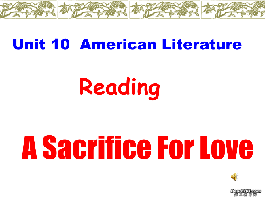 Unit10 American Literature 新课标 人教版 课件.ppt_第1页