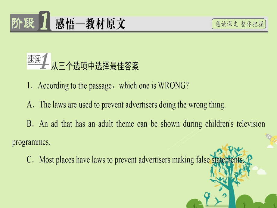 英语 Unit 5 Inside advertising Period Ⅳ Using Language课件 新人教版选修9 课件.ppt_第2页