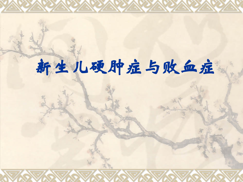 硬肿与败血症.ppt_第1页