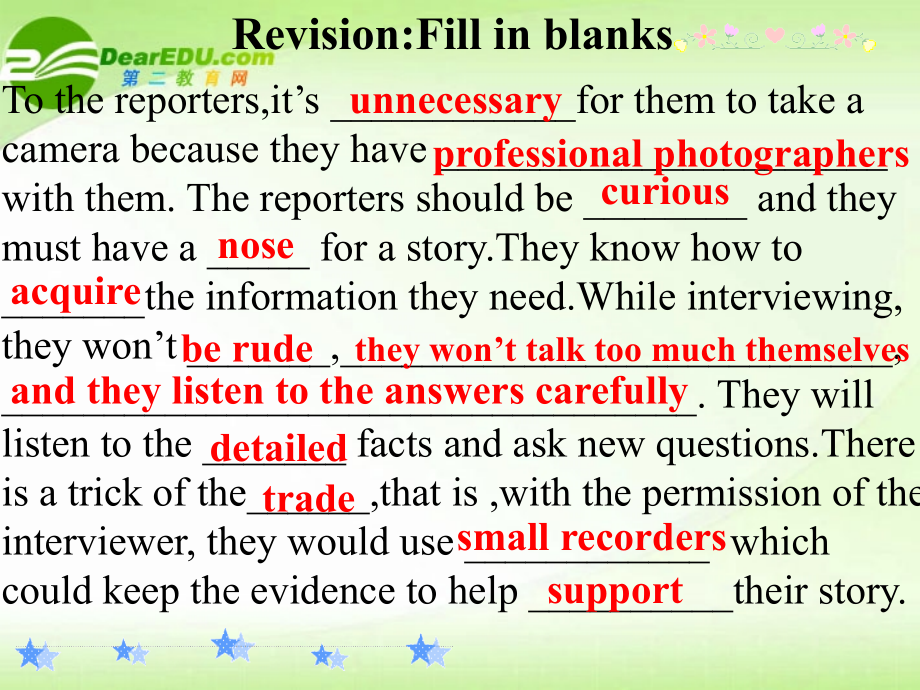 高中英语 Unit4 Explanations of Reading课件 新人教版必修5 课件.ppt_第2页