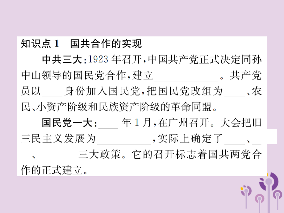 (河南专版)八年级历史上册 第五单元 从国共合作到国共对峙 第15课 北伐战争课件 新人教版 课件.ppt_第2页