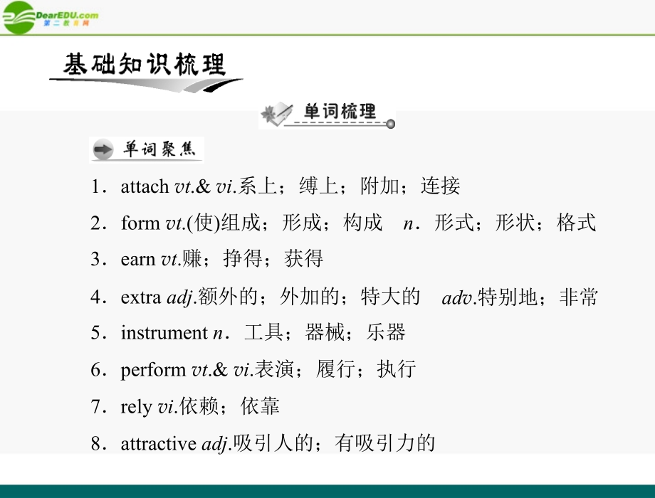 高考英语一轮复习 Unit 5 Music课件 新人教版必修2.ppt_第2页
