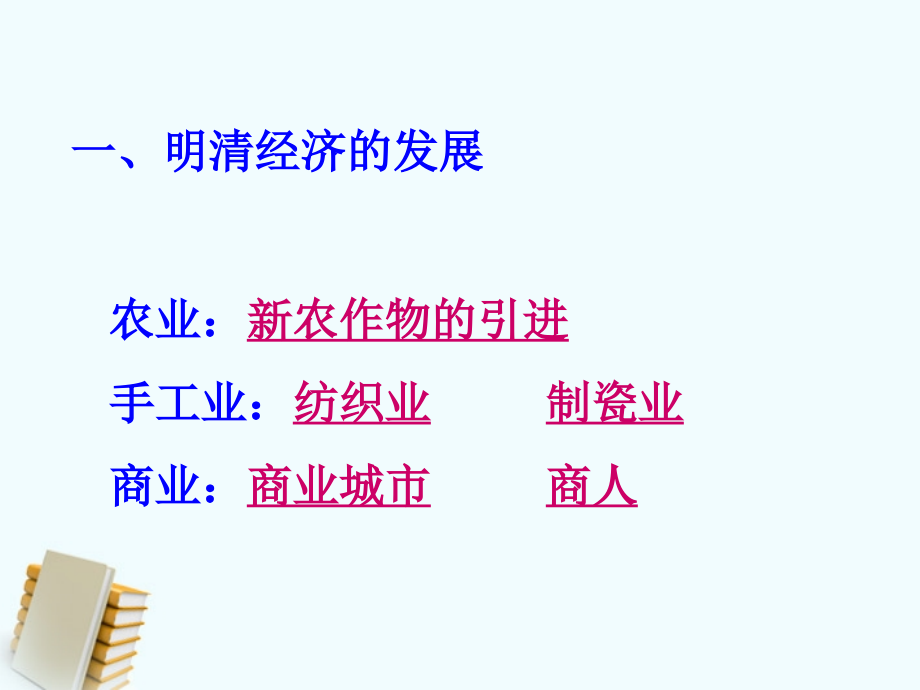 七年级历史下册 3.21(明清经济的发展与 闭关锁国 )课件 鲁教版 课件.PPT_第2页