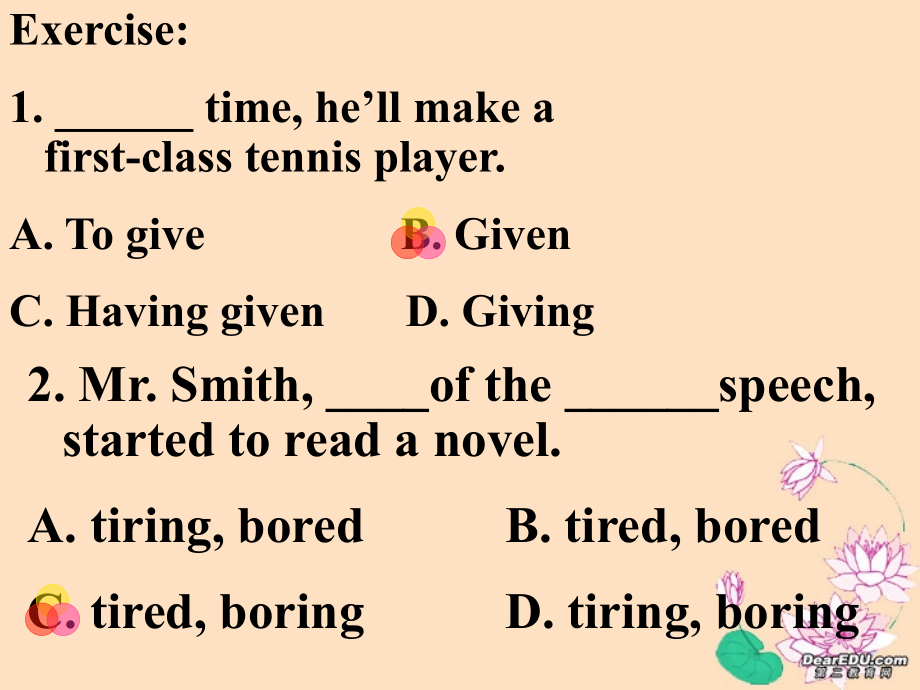 高中英语必修5 Unit3 Period4课件.ppt_第2页