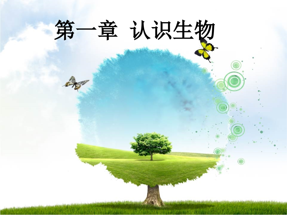 初中一年级生物上册第一单元生物和生物圈第一章第一节生物的特征第一课时课件.ppt_第1页