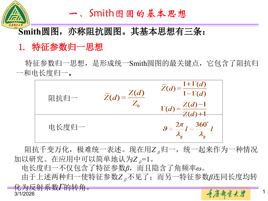 第二章传输线理论2-Smith圆图.ppt_第1页