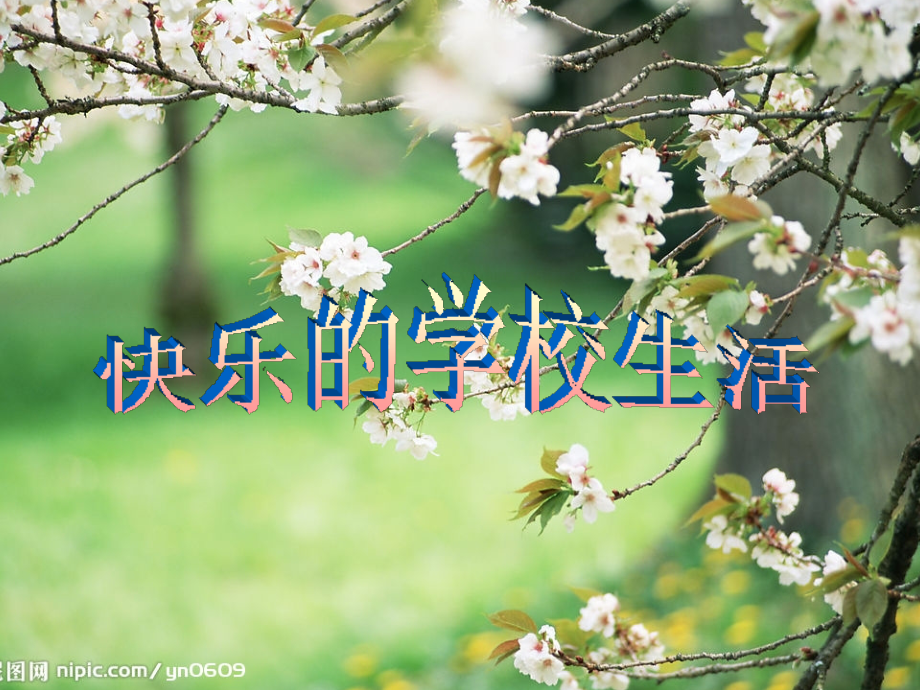 快乐的学校生活.ppt_第1页