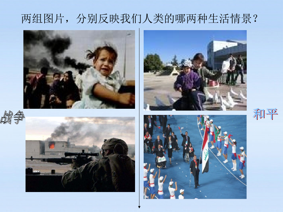 九年级政治 第十七课战争与和平课件 教科版 课件.ppt_第1页