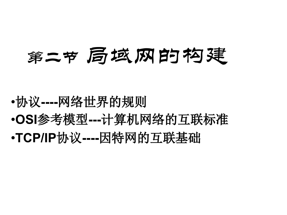 第二章　　第二节局域网的构建.ppt_第1页