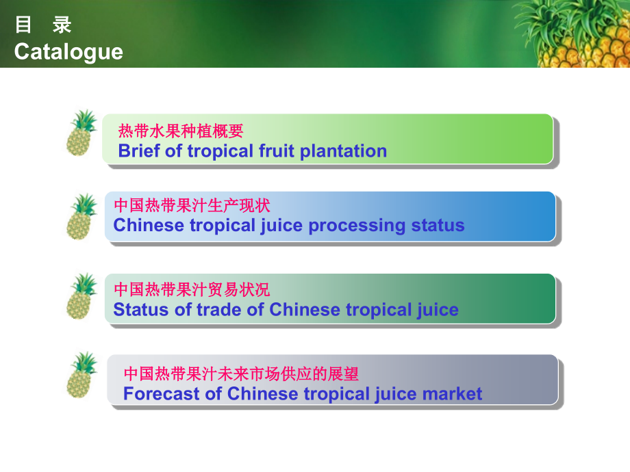 中国热带果汁生产及贸易状况研究(中英文对照版).ppt_第2页