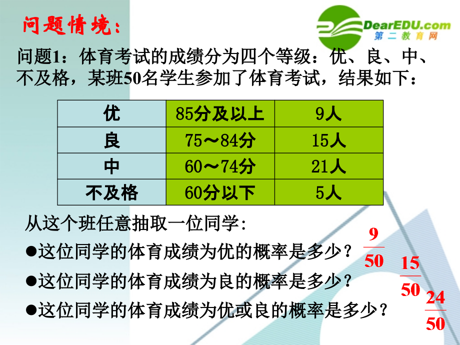 高中数学：34互斥事件(第一课时)课件 苏教版必修3 课件.ppt_第1页