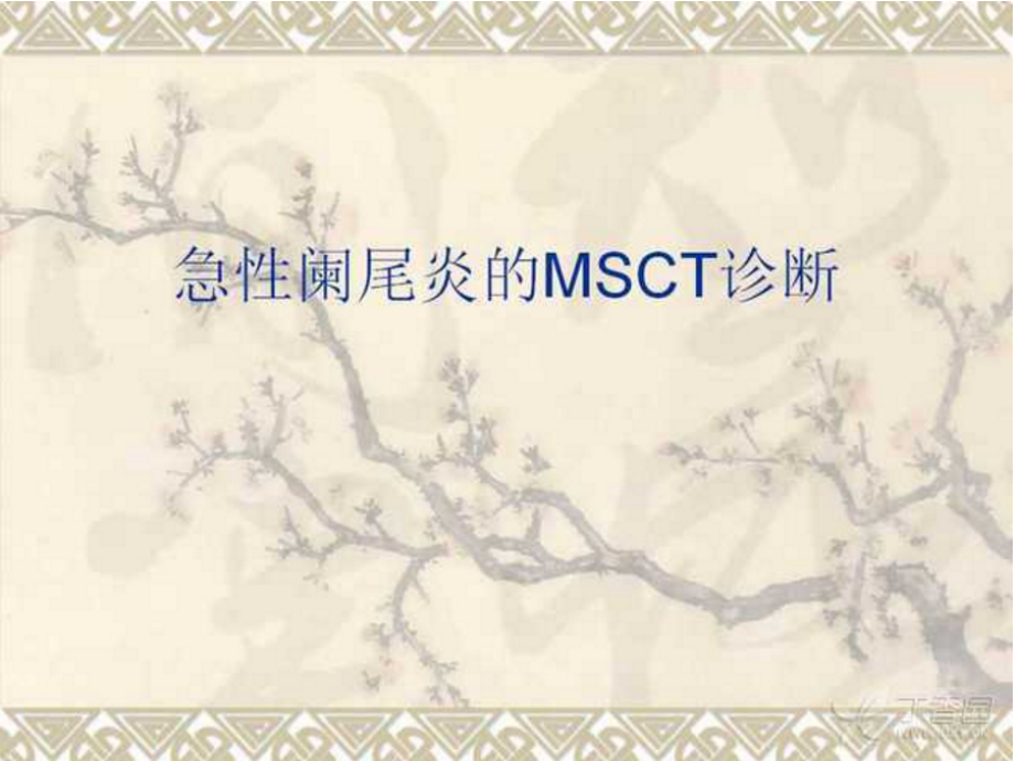 急性阑尾炎的MSCT诊断.pptx_第1页
