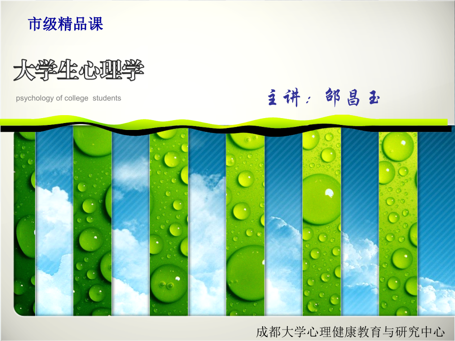 第五大学生的压力与应对.ppt_第1页