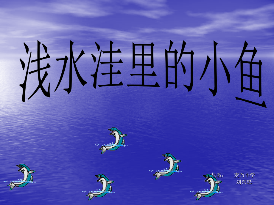 浅水洼的小鱼.ppt_第2页