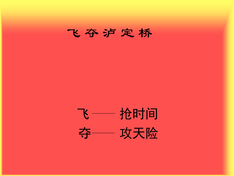 四年级上册语文《飞夺泸定桥》课件.ppt_第2页