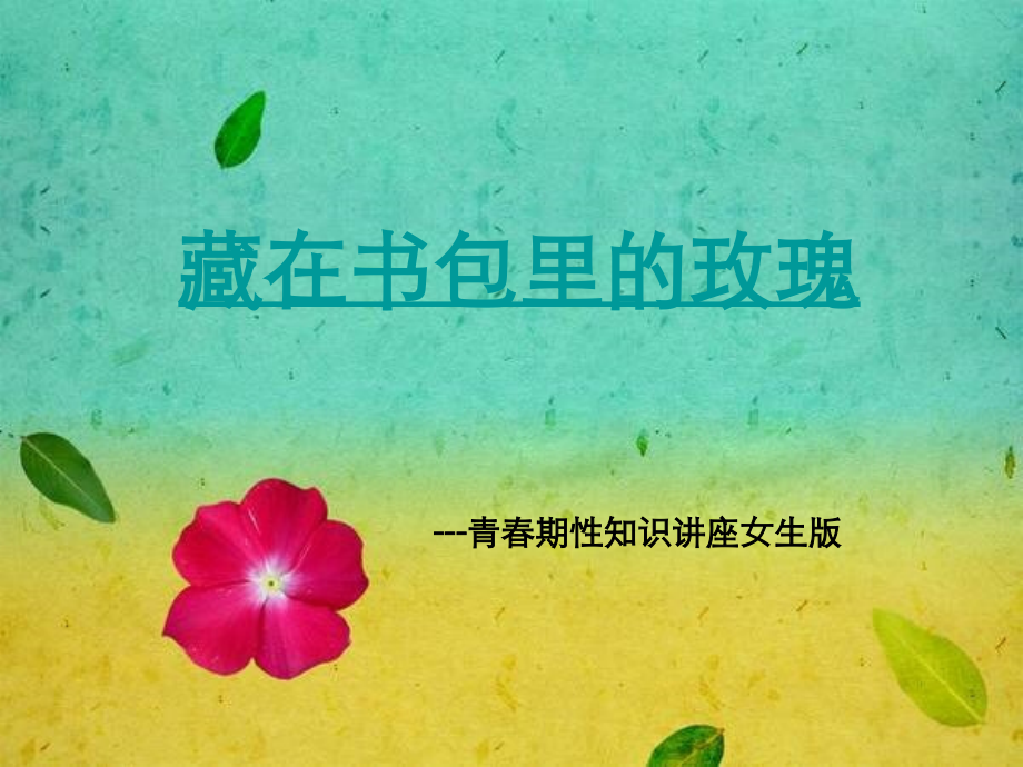 女生性知识讲座.ppt_第2页