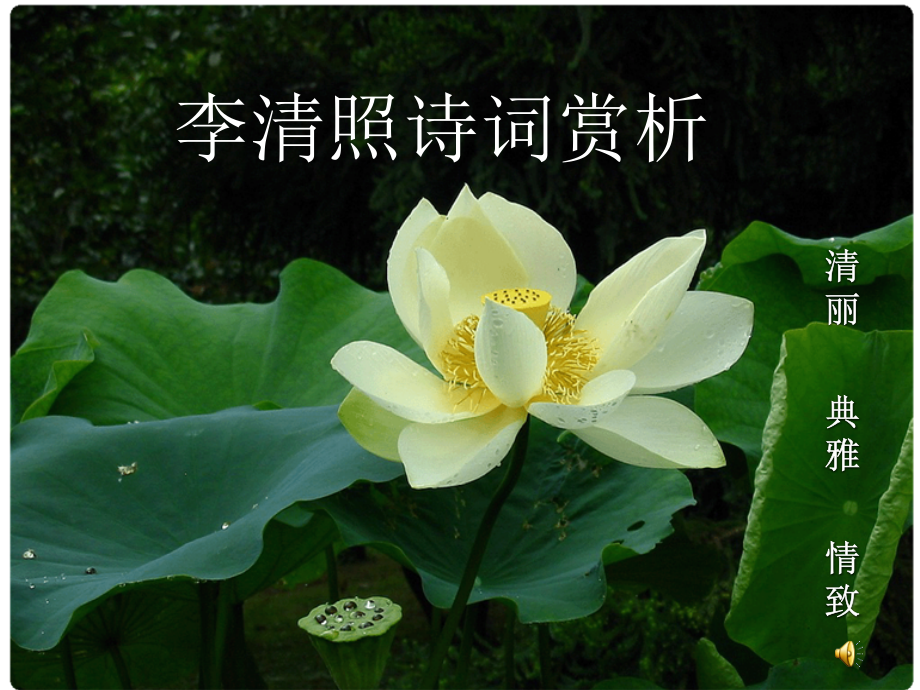 李清照诗词赏析.pptx_第1页