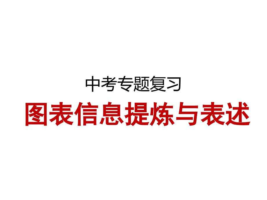 中考语文复习专题图表信息提炼与表述.ppt_第1页