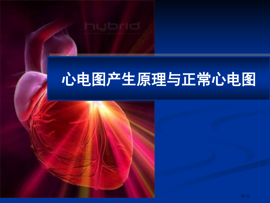 心电图产生原理与正常心电图.pptx_第1页