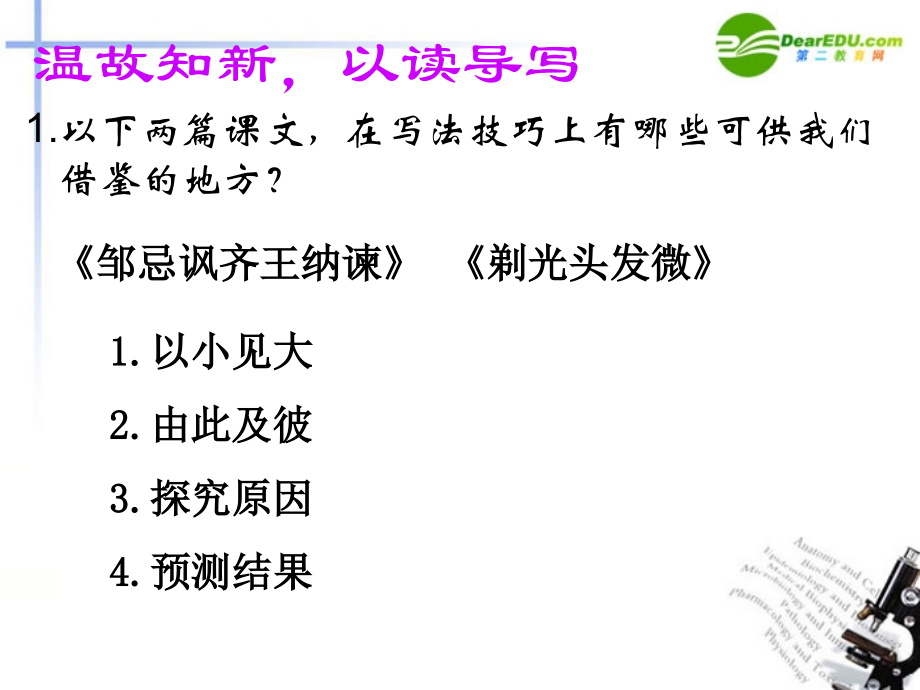 高中语文 缘事析理学习写得深刻写作指导课件 新人教版 课件.ppt_第2页