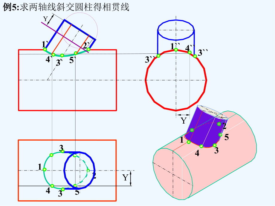 相贯线画法例题.pptx_第2页