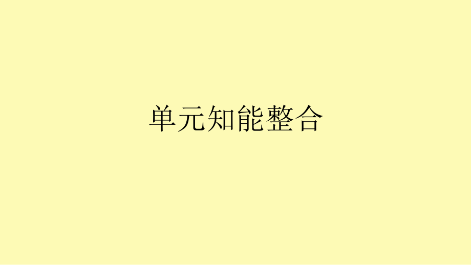 高中语文第一单元单元知能整合课件新人教版必修.pptx_第1页