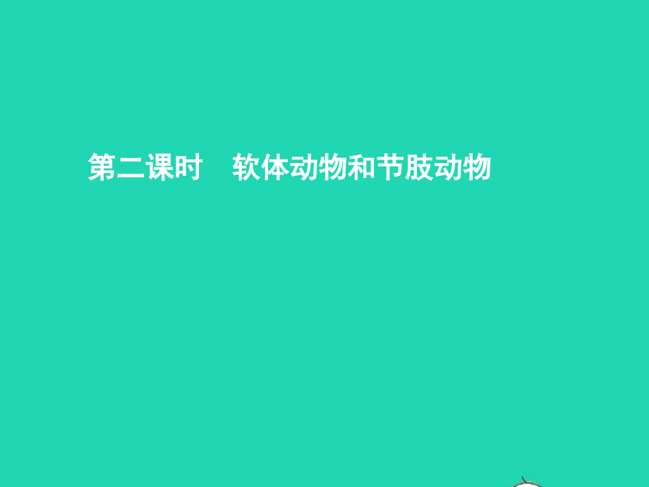 七年级生物上册 2.2.1 无脊椎动物的主要类群(第2课时 软体动物和节肢动物)课件 (新版)济南版 课件.pptx_第1页