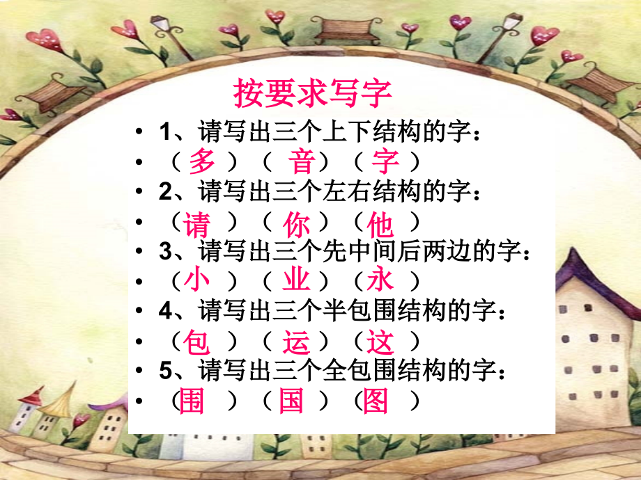 二年级语文上册复习资料词语复习.ppt_第2页
