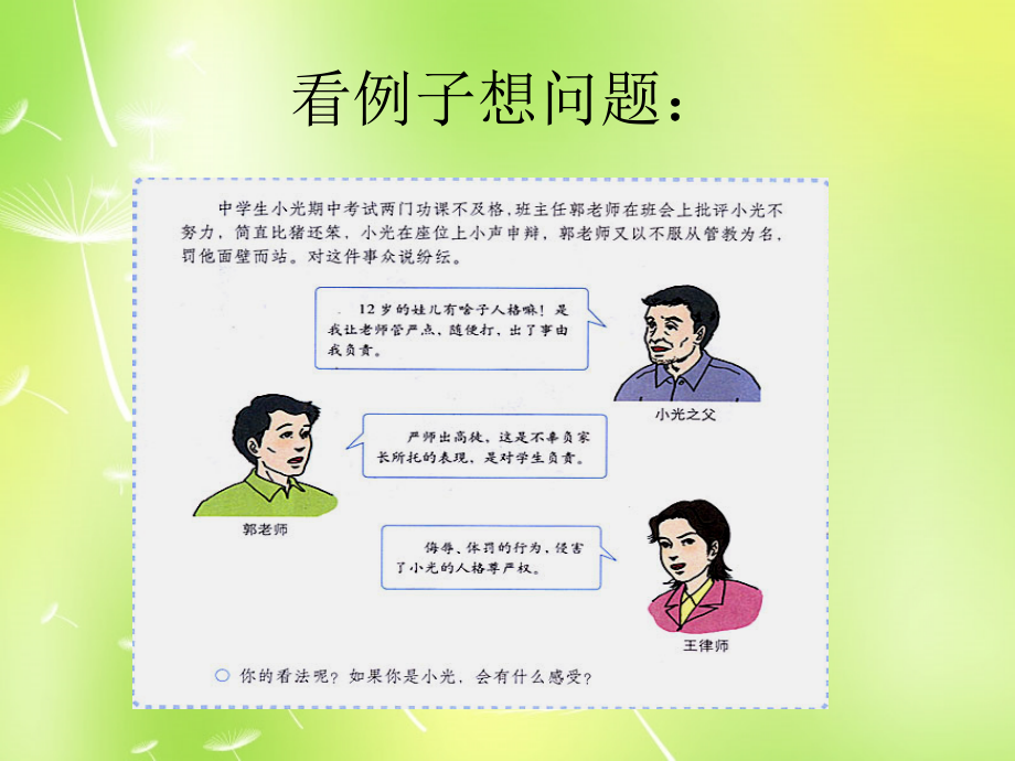 中学七年级政治上册(4.2 维护人格尊严)课件 苏教版 课件.ppt_第2页