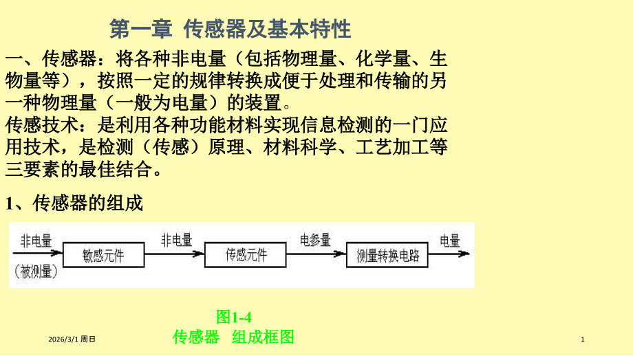 传感器及基本特性.ppt_第1页