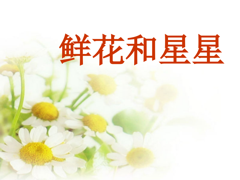 鲜花和星星11.ppt_第1页