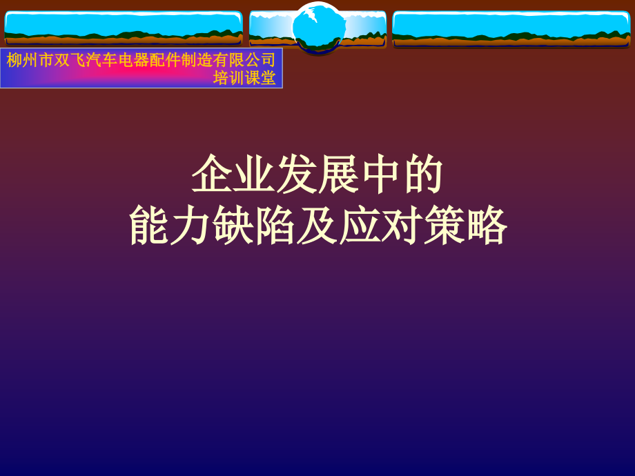 企业发展中的能力缺陷及应对策略.ppt_第1页