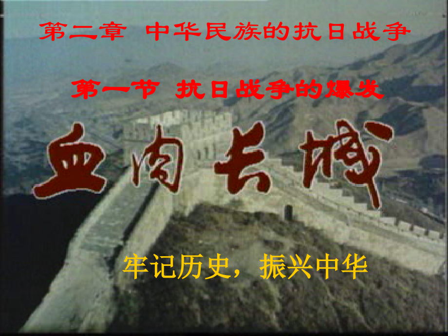 高一历史下册-21《抗日战争的爆发》课件-大纲人教版.ppt_第1页
