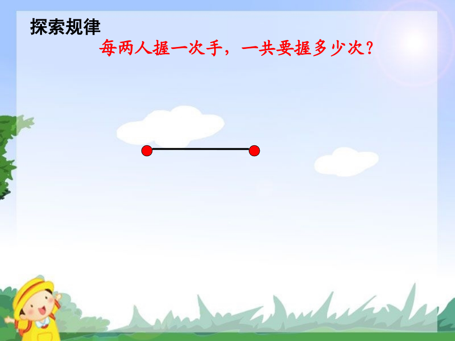 人教版小学六年级下册数学思考--握手问题.ppt_第2页