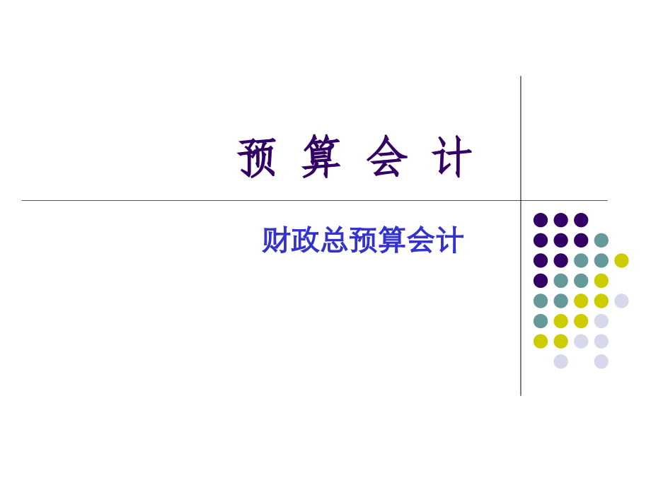 预 算 会 计3.ppt_第1页