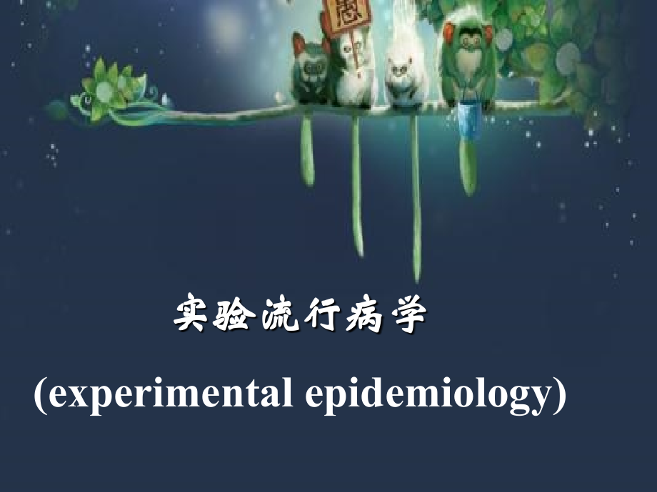 实验流行病学-PPT课件.ppt_第1页