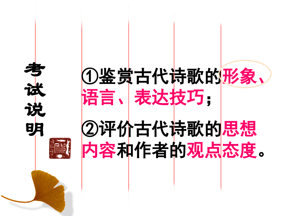 2015高考语文(全国通用)总复习-课件：《鉴赏诗歌形象》(共25张PPT).ppt_第2页