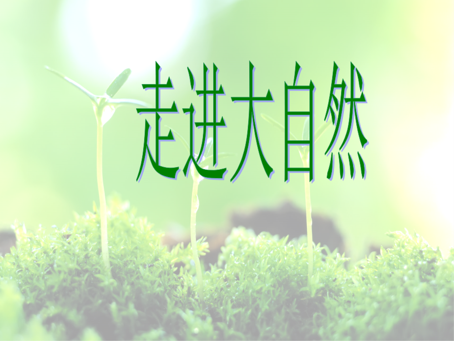 走进大自然-课件.ppt_第1页