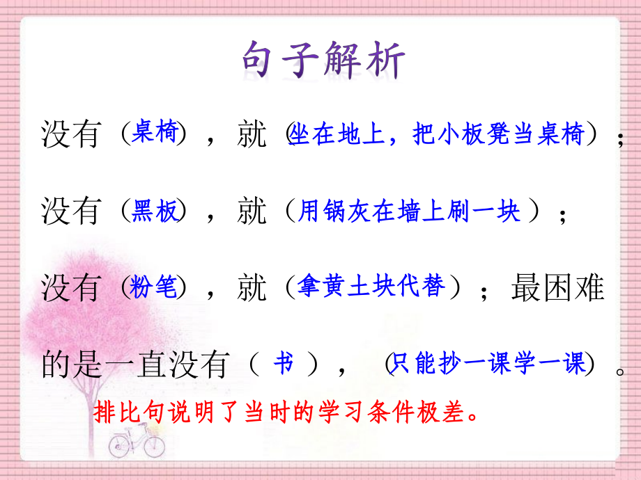 《珍贵的教科书》句子解析.ppt_第1页