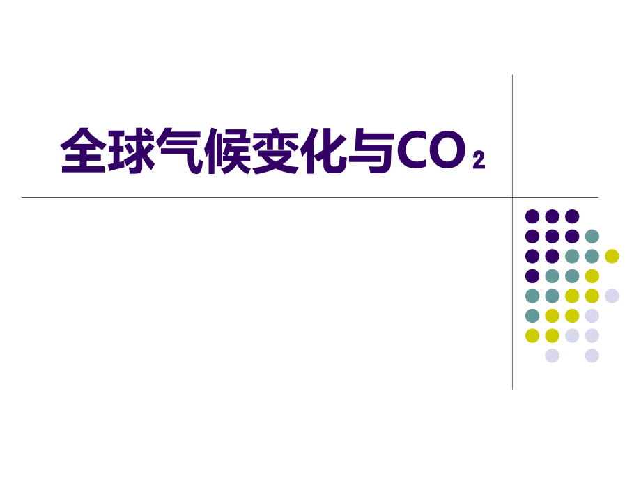 全球温度变化与CO2.ppt_第1页