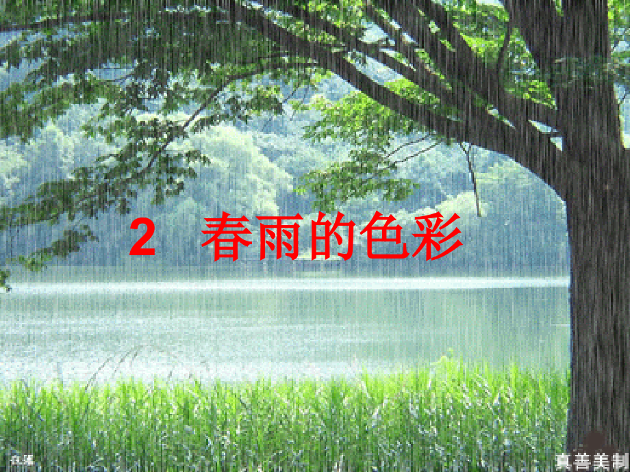 春雨的色彩(第二课时).ppt_第1页