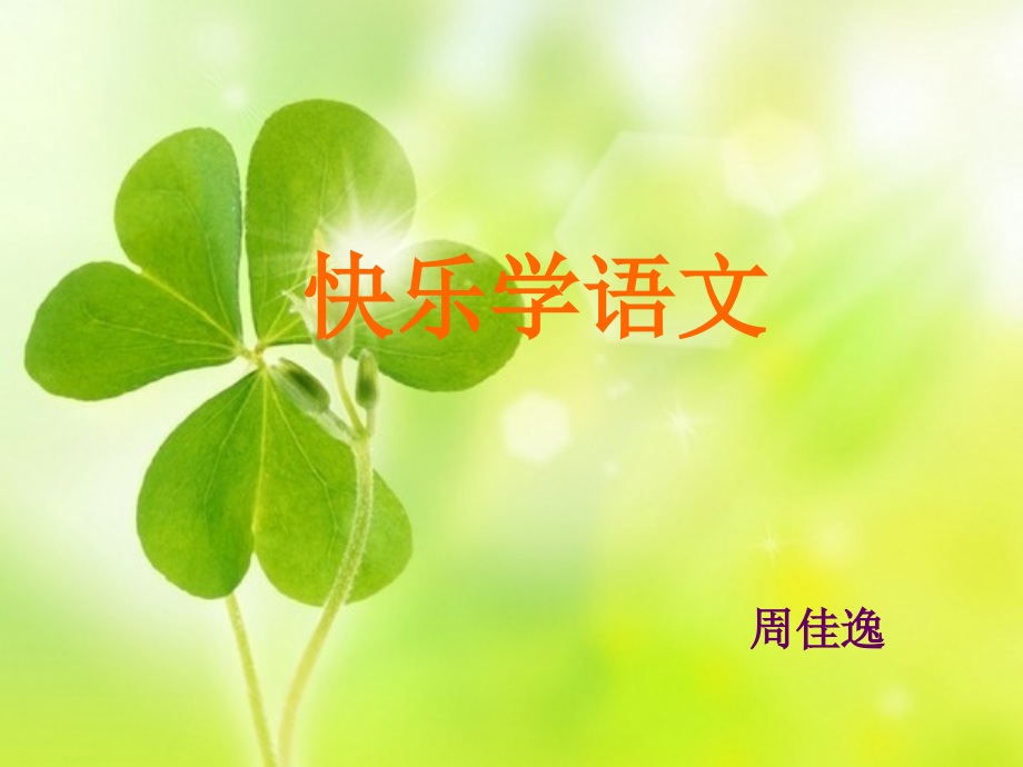 《我的快乐语文生活》.ppt_第1页
